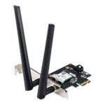 ASUS Tri-Band WiFi 6E-BT 5.2 AXE5400 MU-MIMO Wireless PCIe Add-In Card